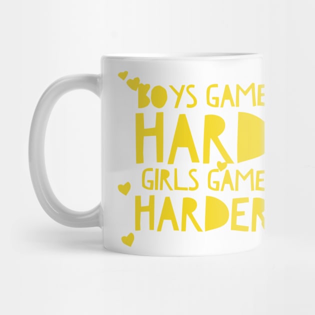 boys game harder girls game harder by Hyper_co